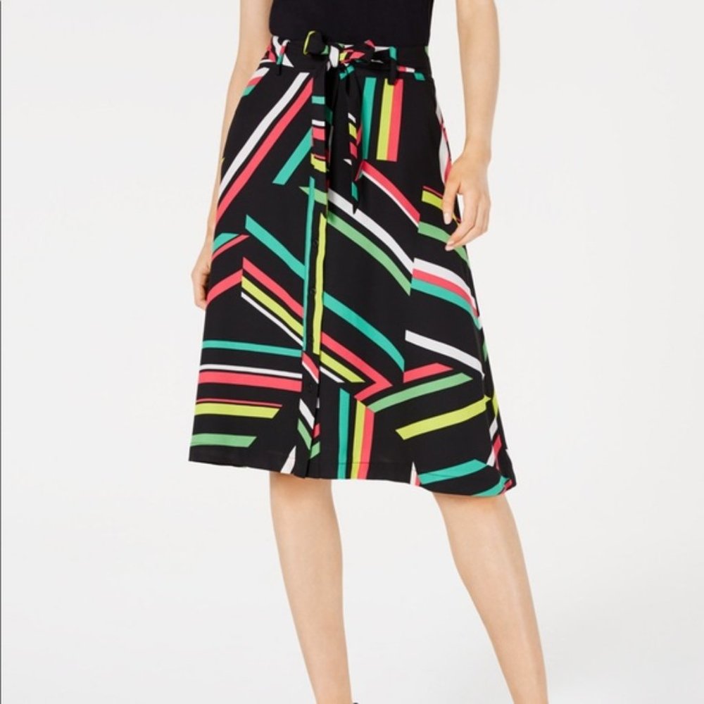 Bar III Printed Skirt